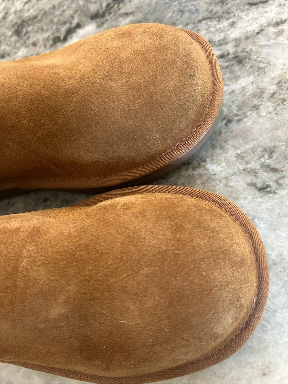 Kookaburra Chestnut Suede Shearling Lined Boots size 4